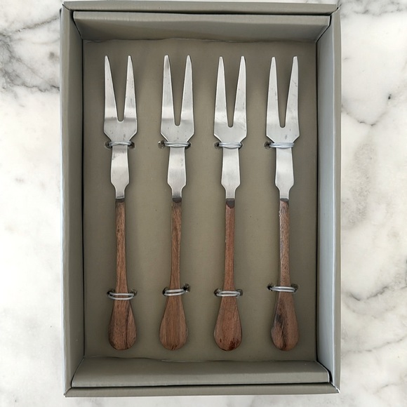 AMEN WARDY Haisley Cheese Forks x4 - Picture 1 of 2